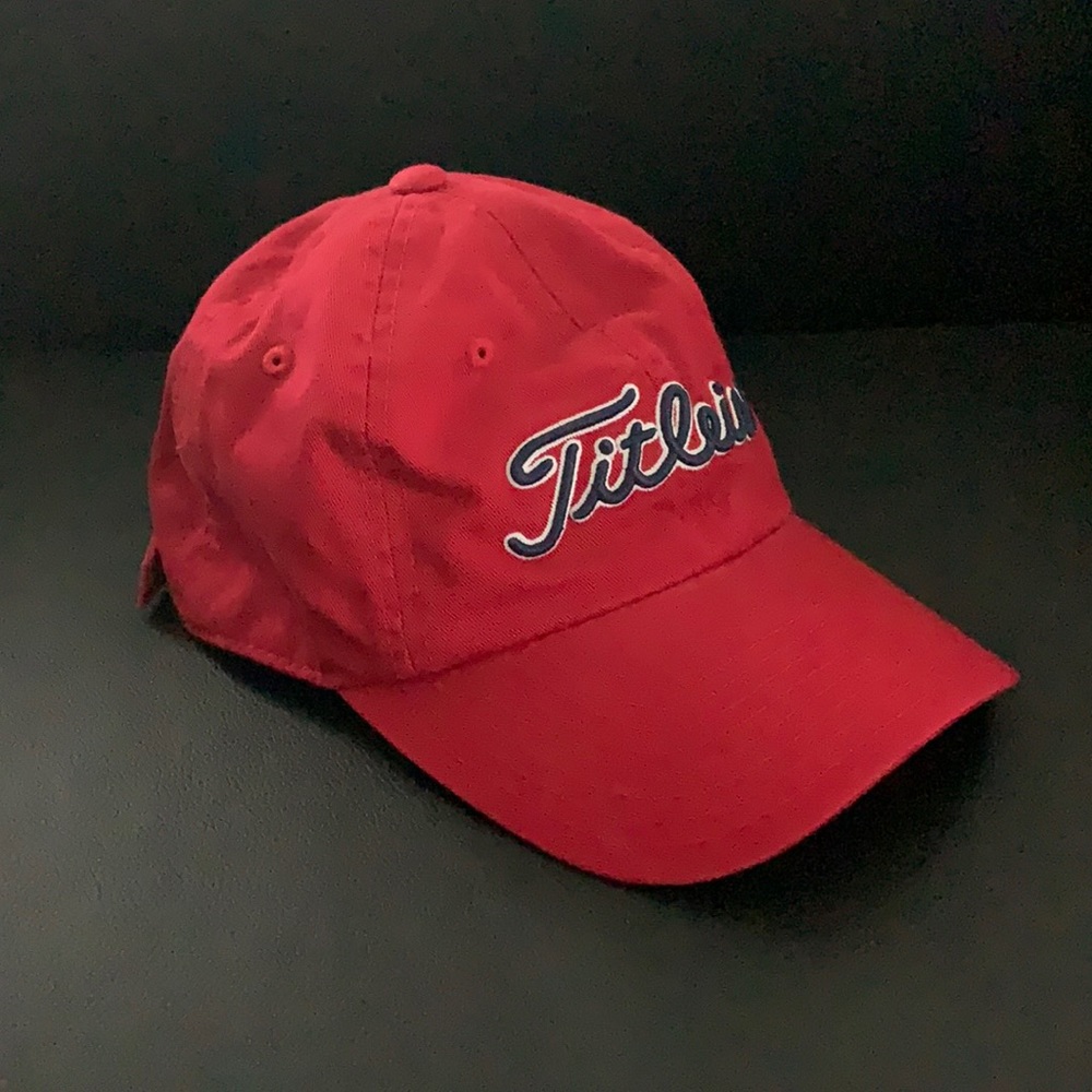 Titleist Red Golf Adjustable Cap - image 2